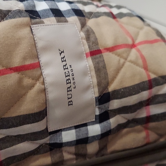 Burberry Quilted Jacket Olive Large - Picture 7 of 11
